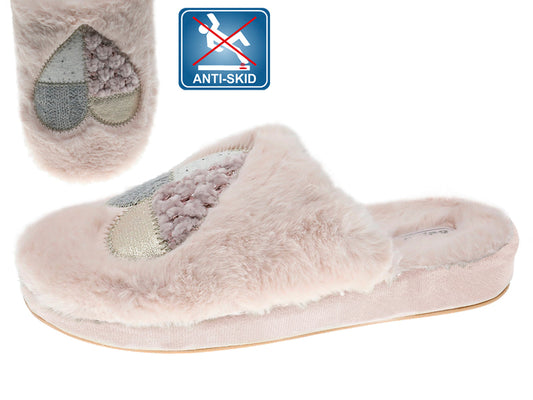 Zapatilla de interior para mujer Beppi rosa-2187710