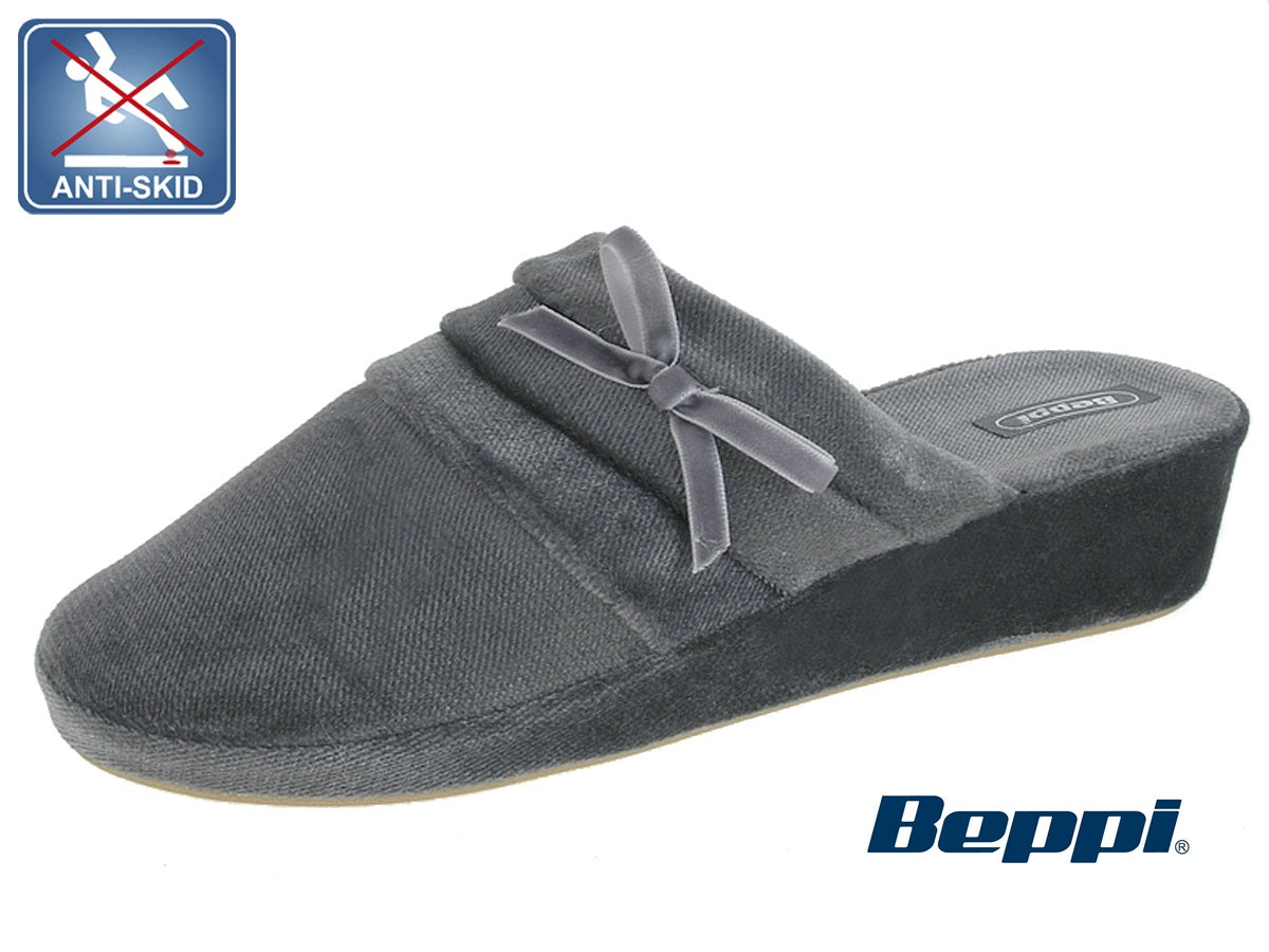Pantuflas de interior para mujer Beppi gris-2187760