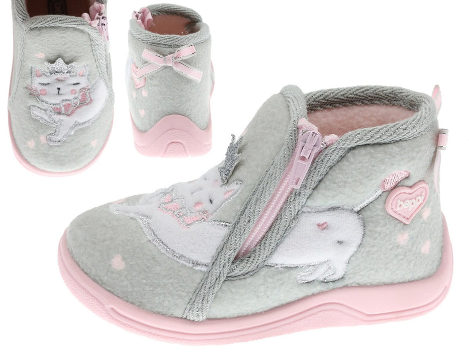 Pantufa Infantil Cinzento Beppi-2187922