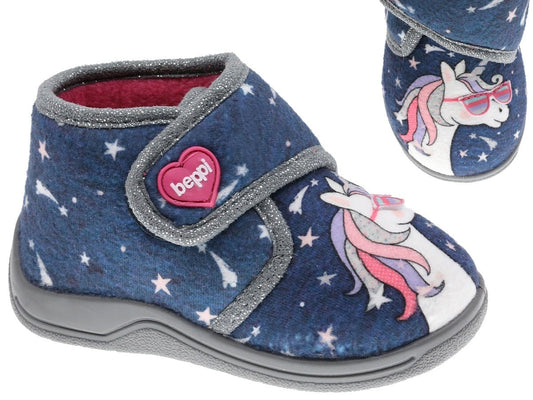 Pantuflas Infantiles Beppi Azul - 2187970