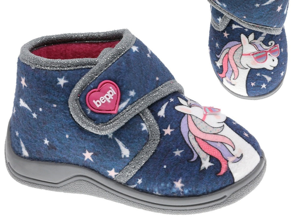 Pantufa Infantil Azul Beppi-2187970