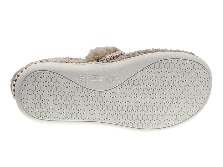 Pantufa Mulher Bege Beppi-2188070