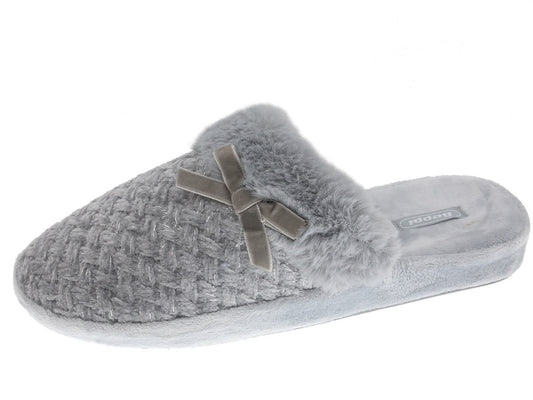 Zapatilla de interior para mujer Beppi gris-2188451