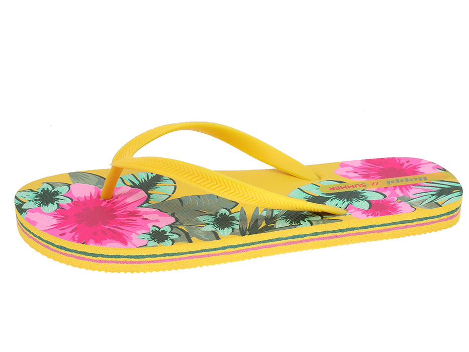 Chinelo Meter Dedo Mulher Amarelo Beppi-2190691