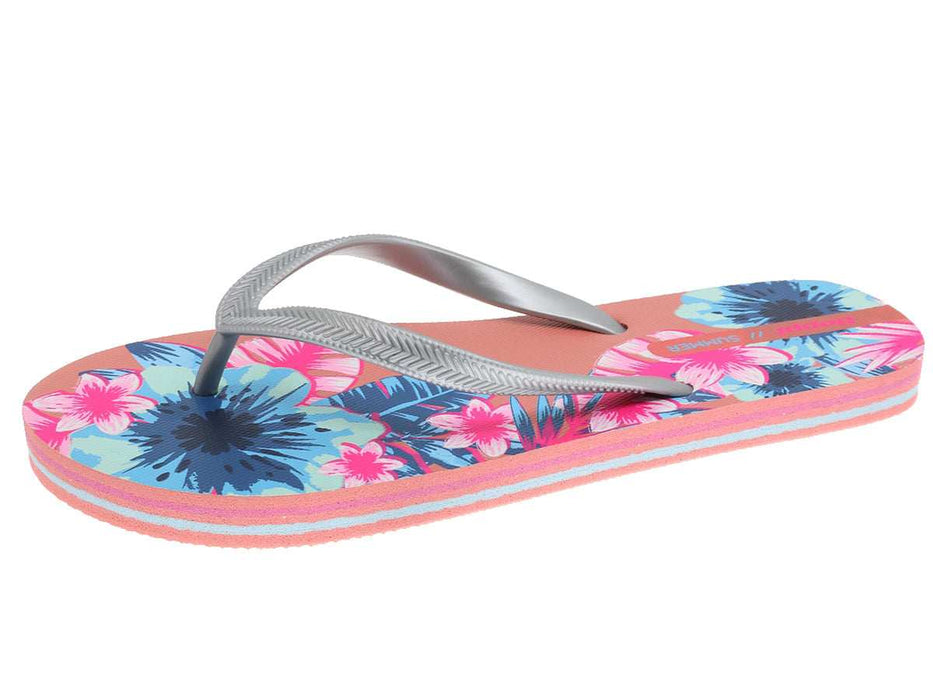 Chinelo Meter Dedo Mulher Prateado Beppi-2190693