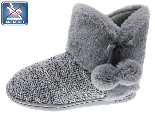 Zapatilla de mujer Beppi gris-2193040