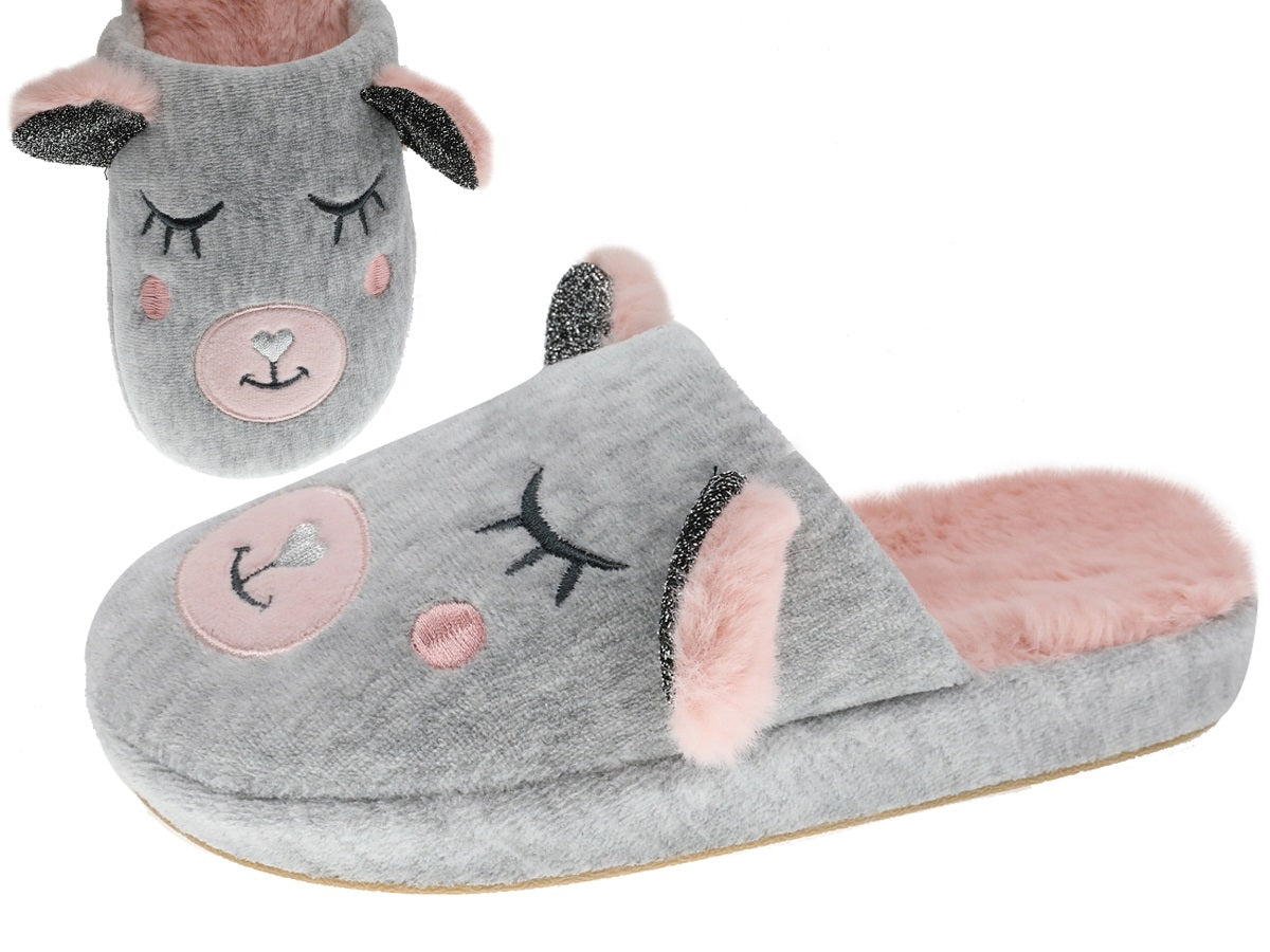 Zapatilla de interior juvenil gris Beppi-2193880