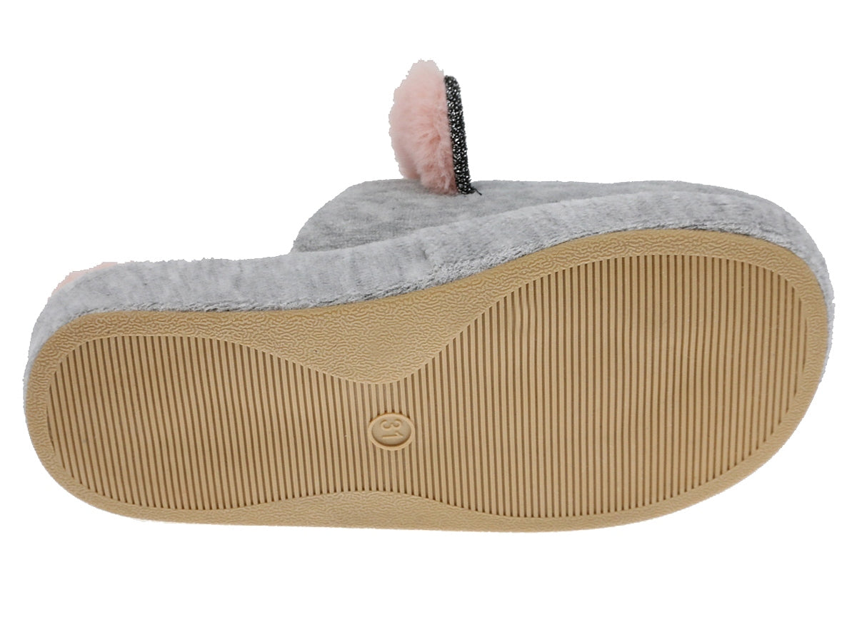 Beppi-2193880 Gray Youth Indoor Slippers