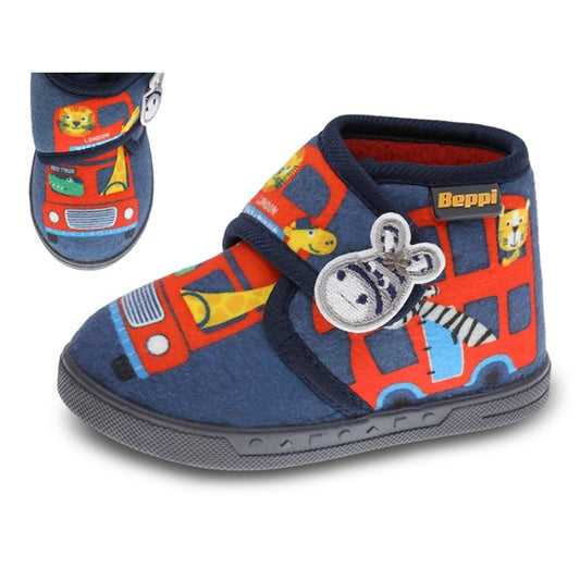 Pantufa Infantil Azul Beppi-2194311
