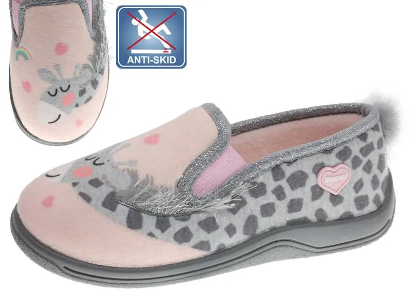 Pantufa Juvenil Rosa Beppi-2194420