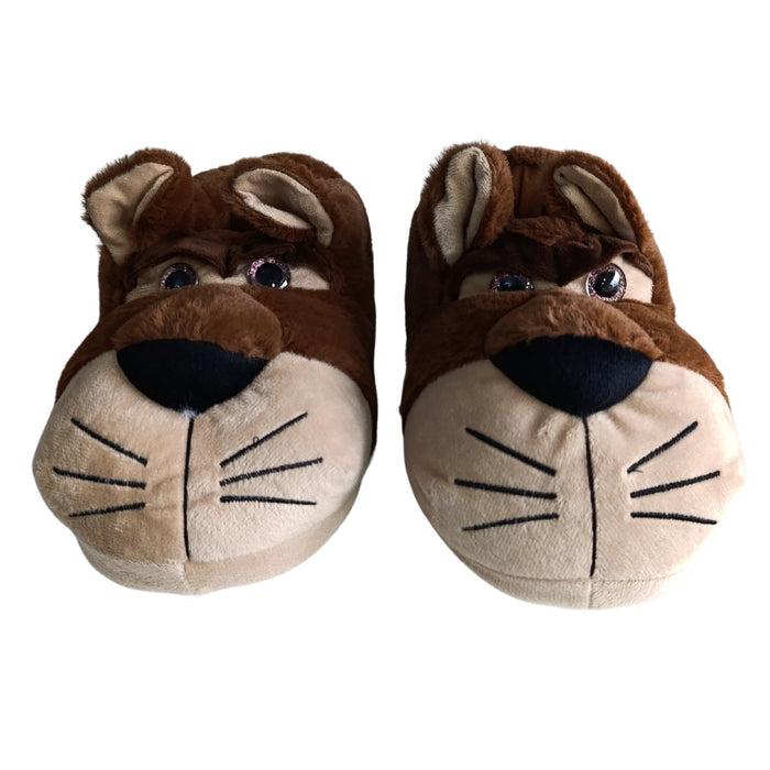 Pantufa Juvenil Castanho Beppi-2194460