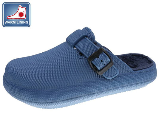 Zuecos cómodos para mujer en azul Beppi-2194551