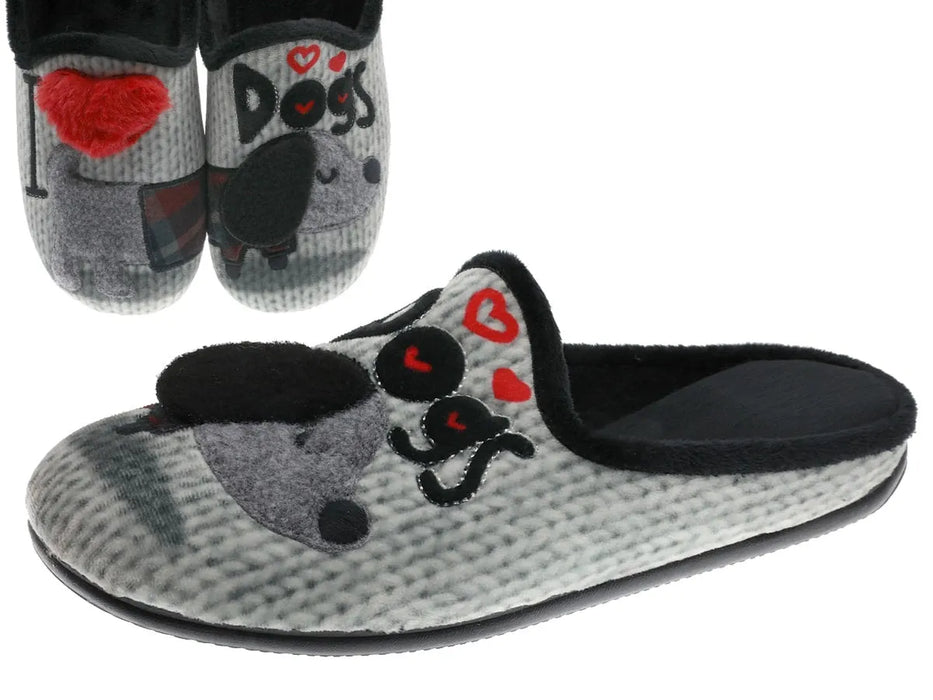 Beppi-2195500 Women's Indoor Slippers Grey