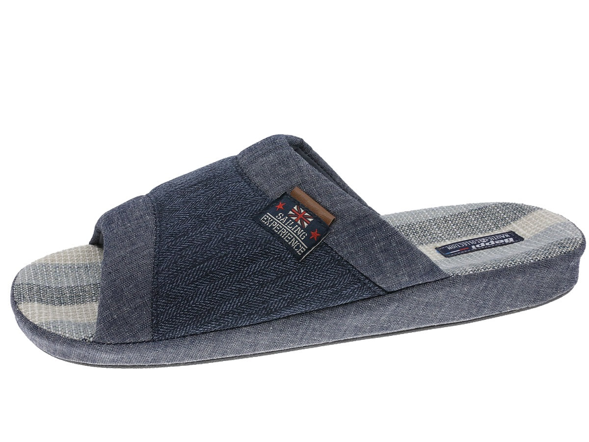 Zapatilla de interior para hombre Beppi gris-2196460