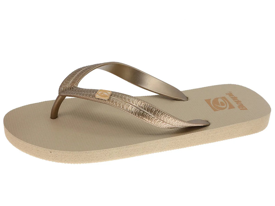 Beppi-2198592 Women's Gold Toe Flip Flop