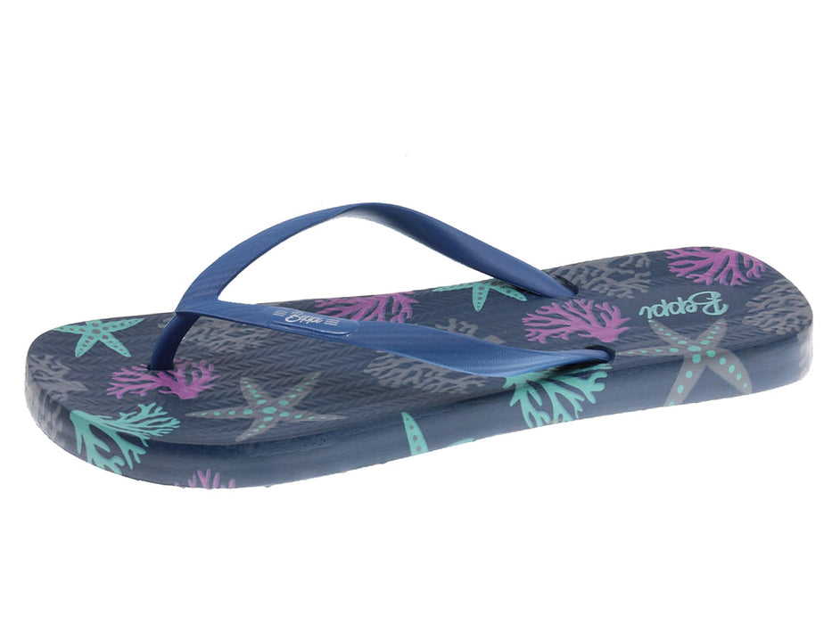 Chinelo Meter Dedo Mulher Azul Beppi-2199521