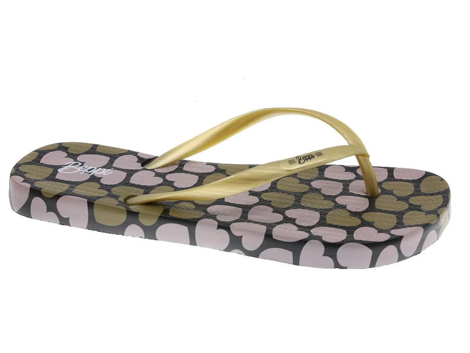 Beppi-2199531 Women's Gold Toe Flip Flop