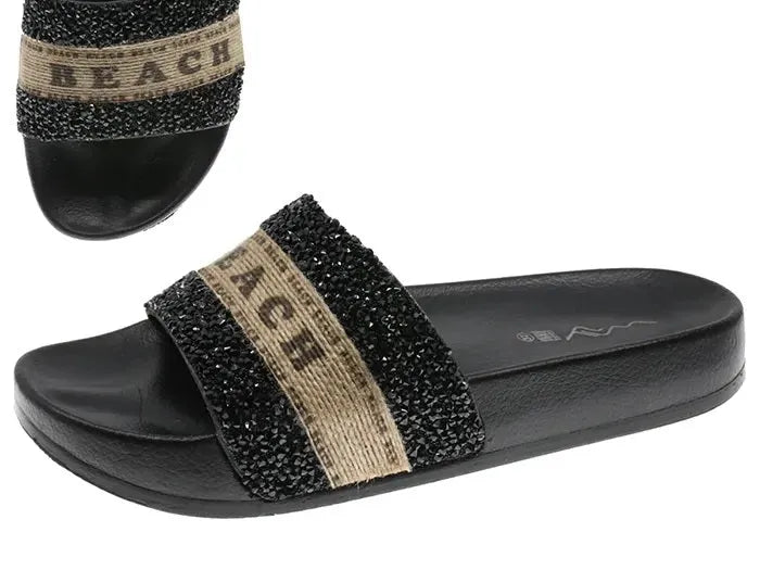 Beppi-2199580 Black Women's Pala Flip Flops