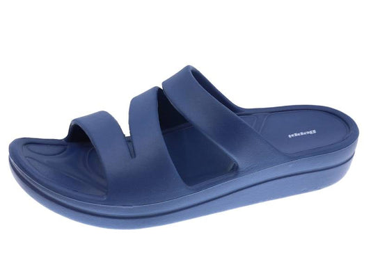 Chinelo Com Cunha Mulher Azul Beppi-2199641