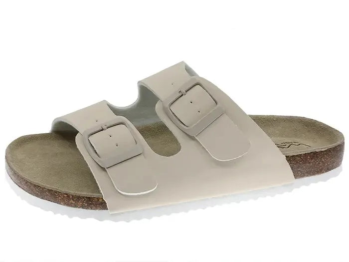 Casual Women's Beige Flip Flops Beppi-2200832