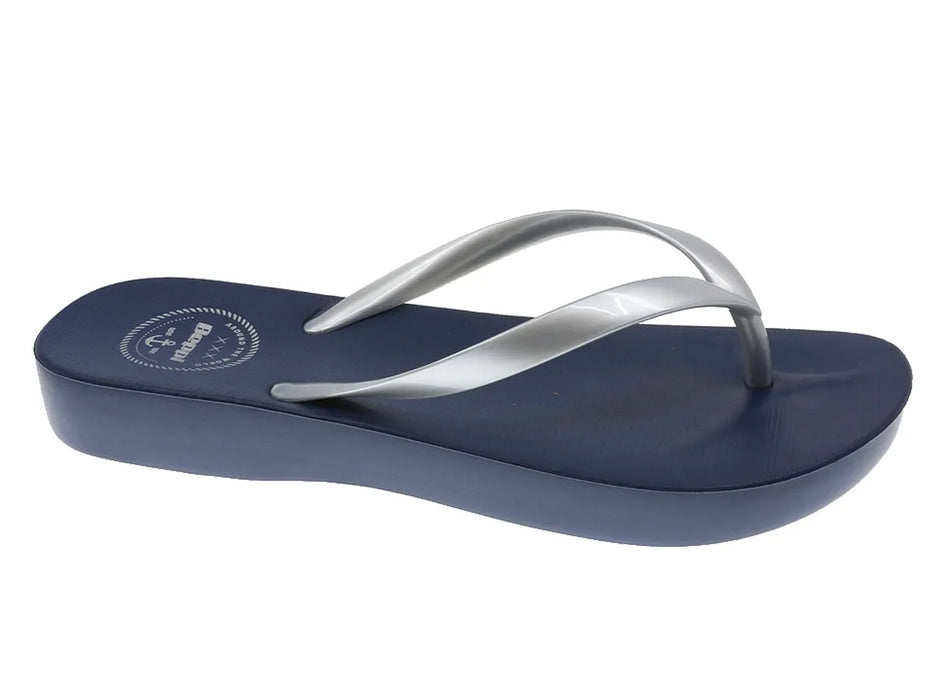 Beppi-2200900 Women's Silver Flip Flop