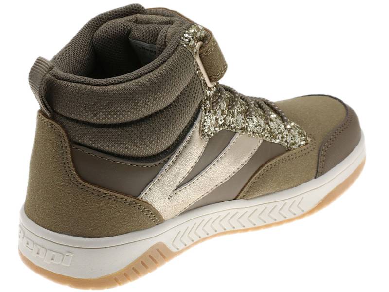 Zapatillas de deporte con bota juvenil marrón Beppi-2203120