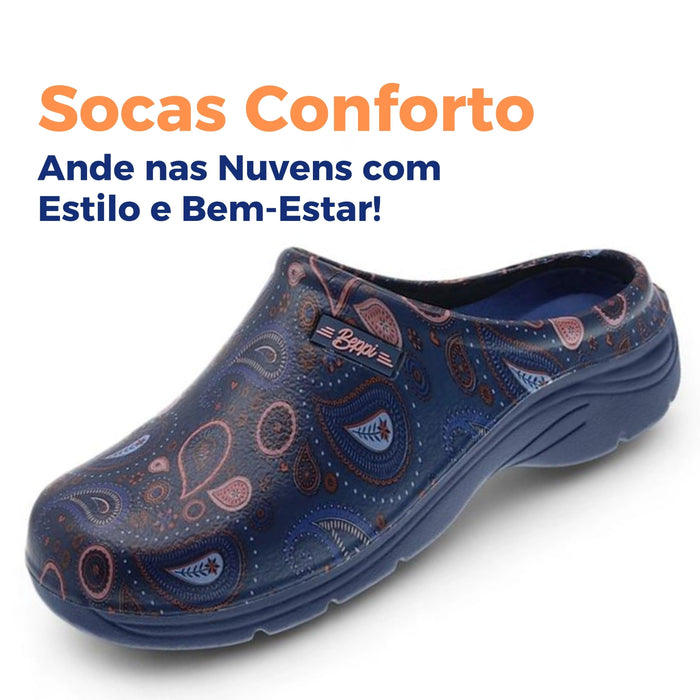 Socas Conforto Mulher Azul Beppi-2303340