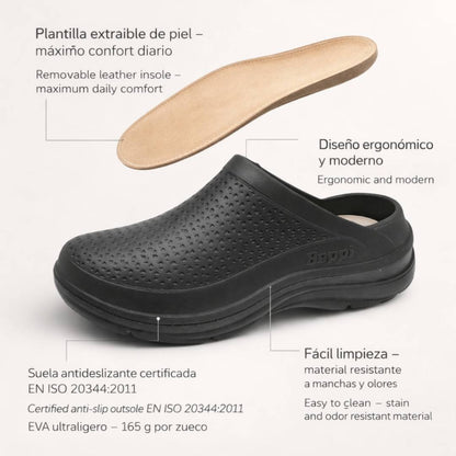 Comfort Clogs for Women in Black Beppi-2203671
