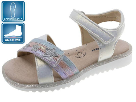 Sandalia Infantil Beppi Plata-2203930
