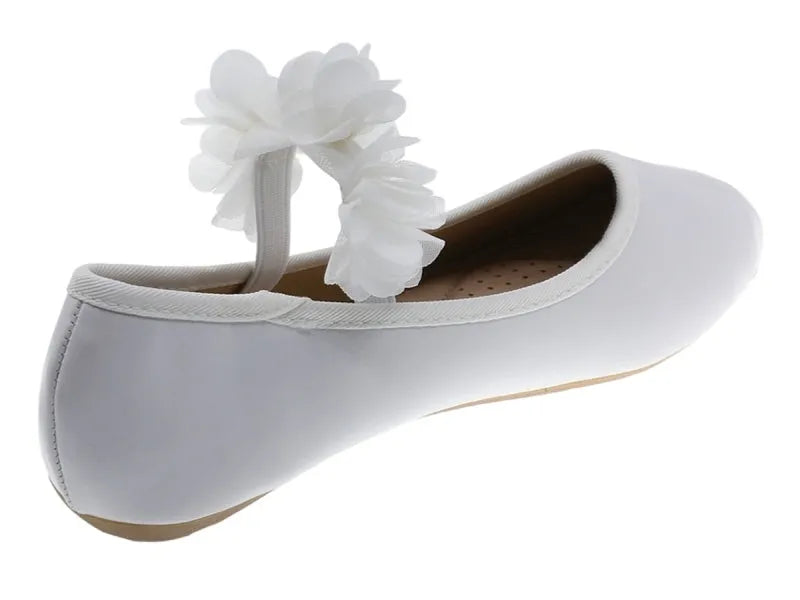 Beppi-2205390 White Youth Ballerina Shoes