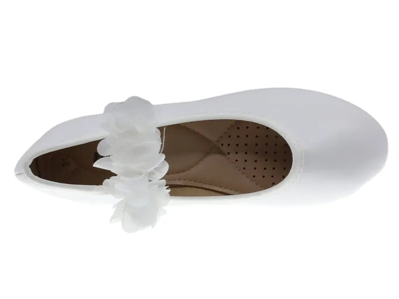 Beppi-2205390 White Youth Ballerina Shoes