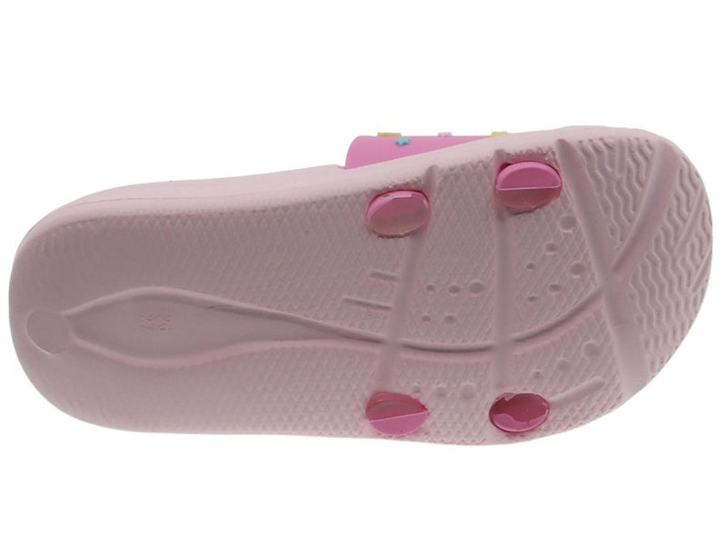 Children's Pink Elastic Flap Flip Flops Beppi-2205871rs24