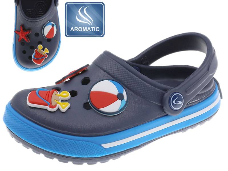 Beppi Blue Children's Comfort Clogs-2206050