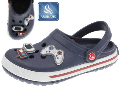 Beppi Blue Youth Comfort Clogs-2206250