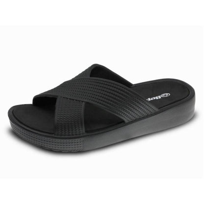 Chinelo Com Cunha Mulher Preto Beppi-2206541