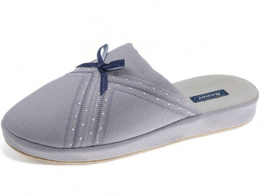 Zapatilla de interior para mujer Beppi gris-2206660