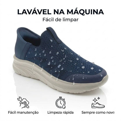 Sapatilha Conforto Mulher Slip-ins Azul Beppi-22075720
