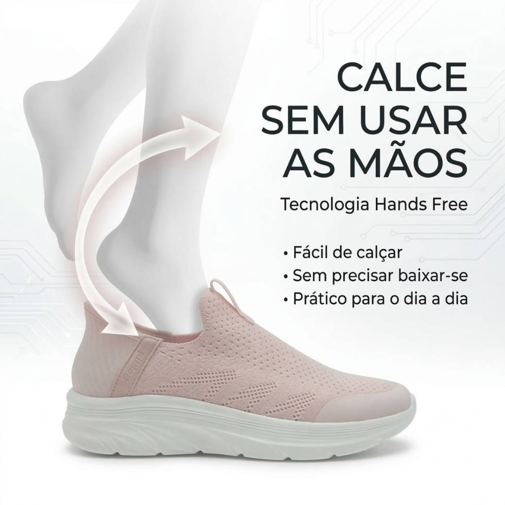 Sapatilha Conforto Mulher Slip-ins Rosa Beppi-2207572