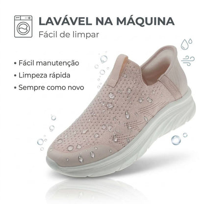 Sapatilha Conforto Mulher Slip-ins Rosa Beppi-2207572