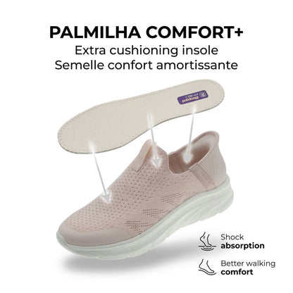 Sapatilha Conforto Mulher Slip-ins Rosa Beppi-2207572