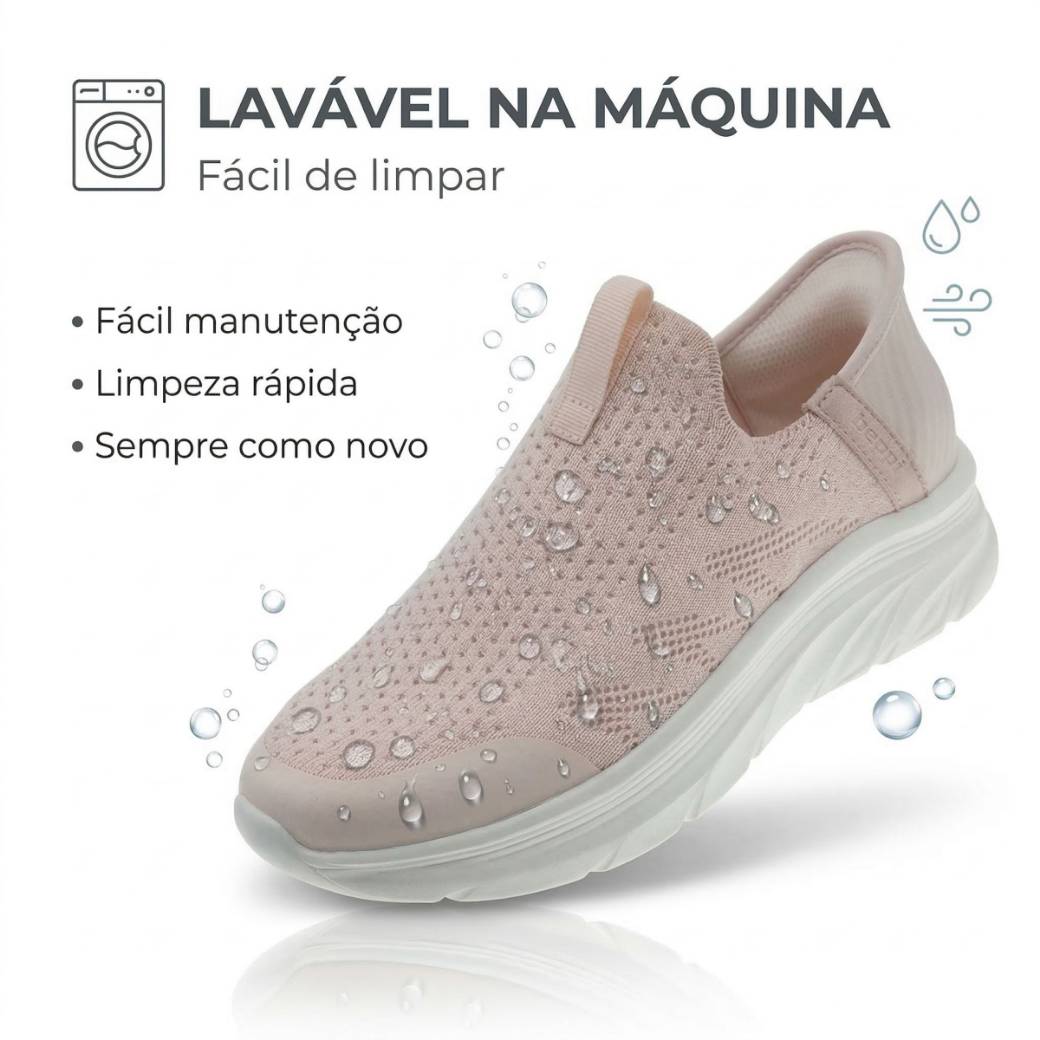 Sapatilha Conforto Mulher Slip-ins Rosa Beppi-2207572