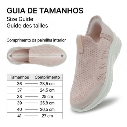 Sapatilha Conforto Mulher Slip-ins Rosa Beppi-2207572