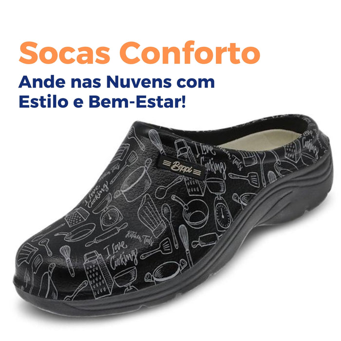 Socas Conforto Mulher Preta Beppi-2307640