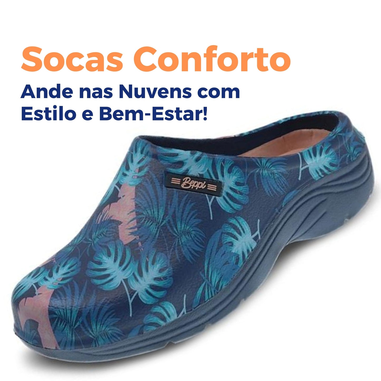 Socas Conforto Mulher Azul Beppi-2207642