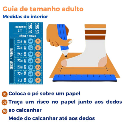 Socas Conforto Mulher Azul Beppi-2207642