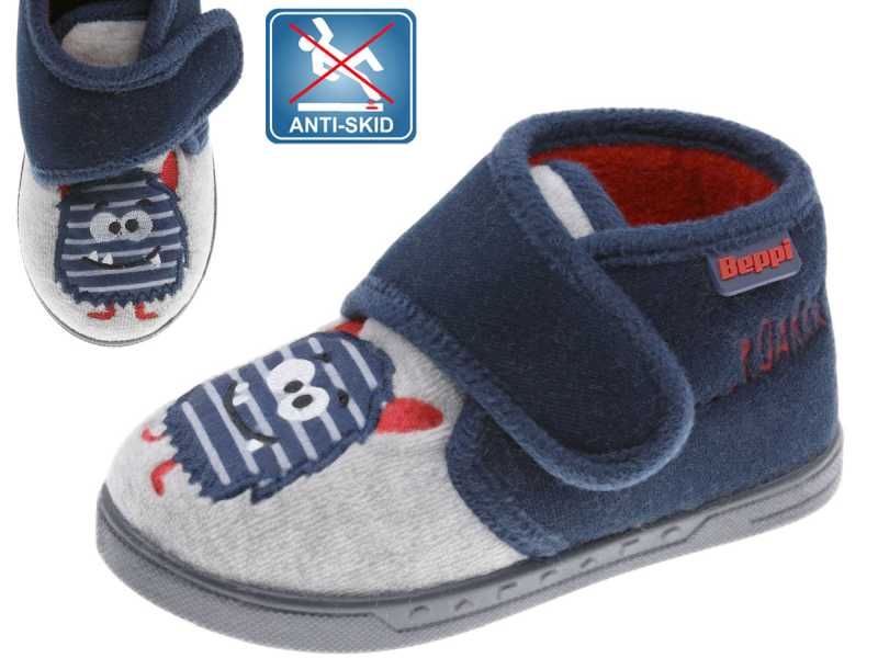 Pantufa Infantil Azul Beppi-2207850