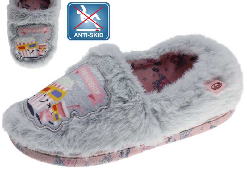 Pantufa Infantil Cinza Beppi-2207930