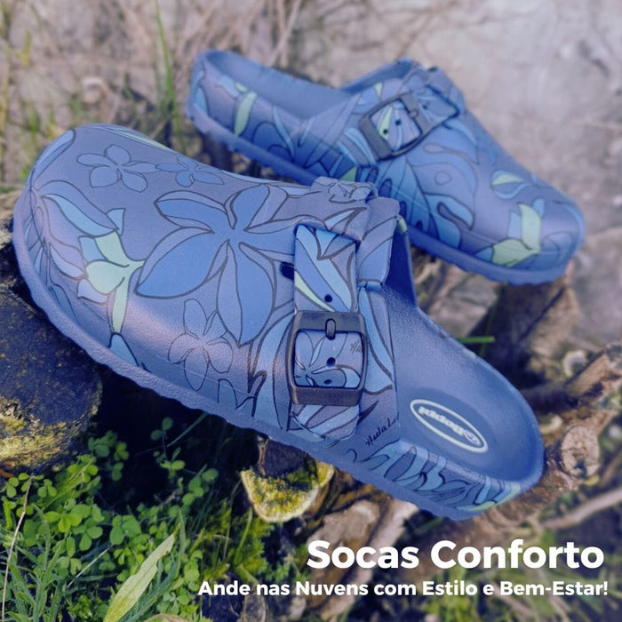 Socas Conforto Mulher Azul Beppi-2208292