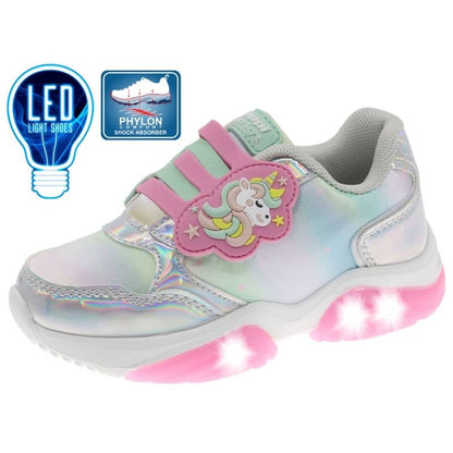 Sapatilha Luzes Infantil Rosa Beppi-2208930