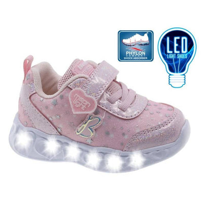 Sapatilha Luzes Infantil Rosa Beppi-2211270